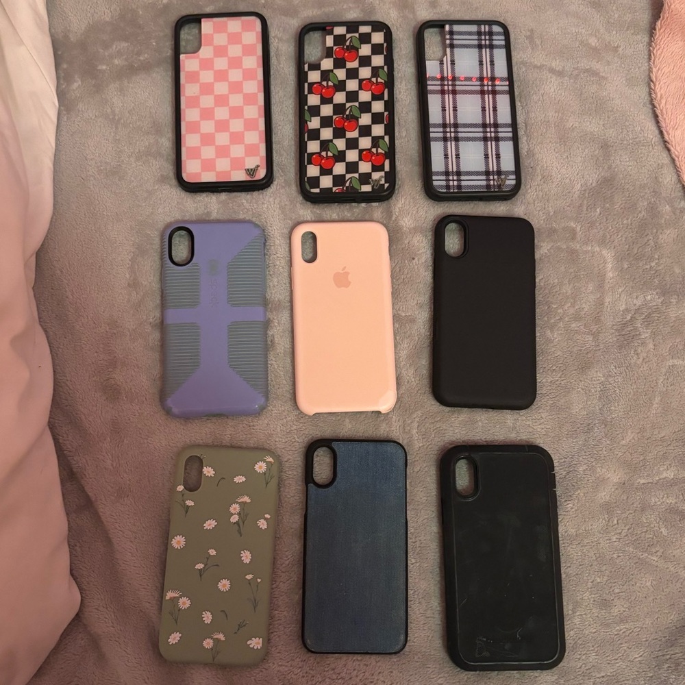 IPhone XS Phonecase Bundle (Wildflower, Apple, Amazon, Speck, Blackweb etc.)